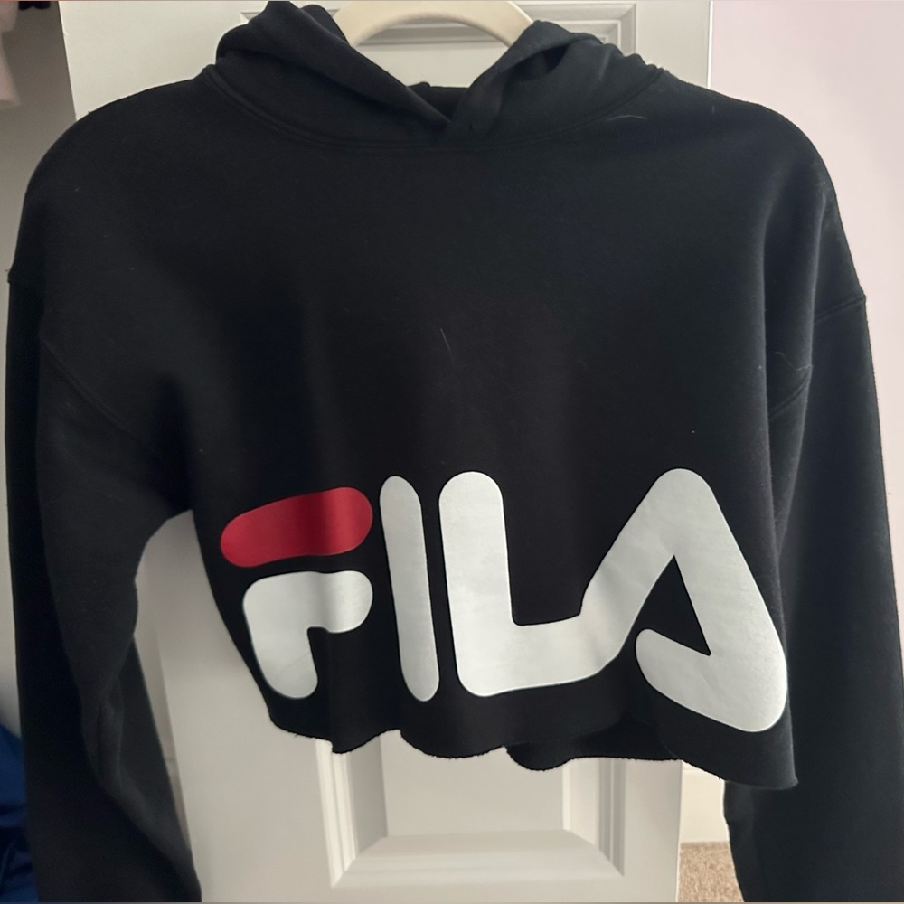 Fila cropped hoodie